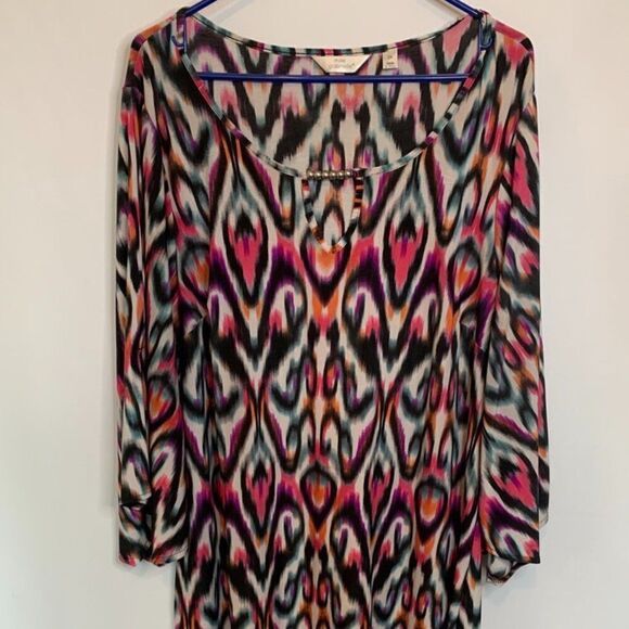 Mlle Gabrielle Multi Color Midi Dress - Picture 1 of 8